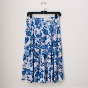Floral Print Skirt Size M
